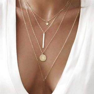 Layered Choker Necklace - 14K Gold Plated